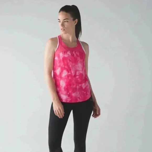 Lululemon 5 Mile Singlet Tidal Trip Boom Juice / Boom Juice 6 - Picture 3 of 8